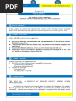 Module Title: at The End of The Course, You Are Expected To