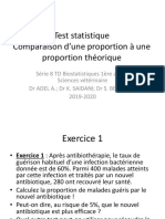 Correction SÃrie 8 TD Biostatistiques PDF