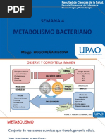 Semana 4 METABOLISMO BACTERIANO