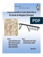 Diseño Puente en El Paso Bopal Sobre El Rio Grande de Matgalpa PDF