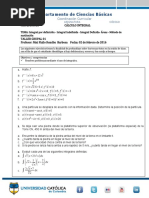 TALLER - CORTE I Calculo Vectorial