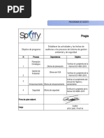 Programa de Auditoria de Un Empresa