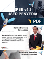 Slide Panduan SPSE 4.2 - User Penyedia PDF