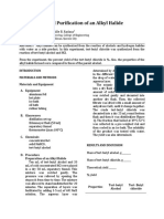 Preparation and Purification of An Alkyl Halide: Althea P. Arnoco, Ivy Camille B. Radaza