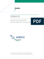 Wiback: Introducing Fraunhofer's Wireless Backhaul Technology