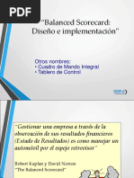 Modulo IV Sesion 2 Balanced Scorecard Diseno e Implementacion