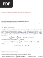 3 Quantum Mechanics Intro