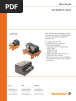 Datasheet: AC Outlet Modules