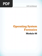 CHFIv9 Labs Module 06 Operating System Forensics