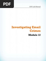 CHFIv9 Labs Module 12 Investigating Email Crimes