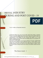 Hotel Industry During and Post Covid - 19