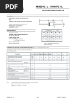 1N4001 Hoja de Datos en Español