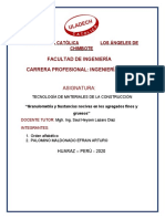 Granulometria y Sustancias Nocivas en Los Agregados Finos y Gruesos