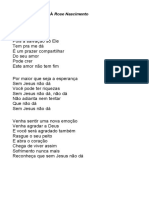 LETRA - SEM JESUS NÃO DÁ Rose Nascimento