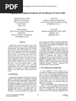 Applying Data Mining in Prediction and Classification of Urban Traffic