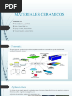 Aplicaciones de Materiales Ceramicos