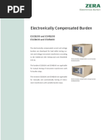 Electronically Compensated Burden: ESCB200 and ESVB200 ESCB100 and ESVB100