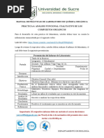 Práctica 4. Análisis Funcional Cualitativo de Los Compuestos Orgánicos