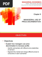 Managerial Use of Price Discrimination