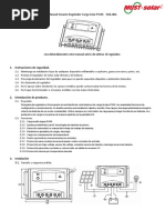 MANUAL REGULADOR PWM50 60 Must Solar