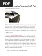 5 Steps Preparing Your AutoCAD Plot