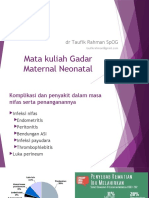 Komplikasi Dan Penyakit Dalam Masa Nifas Serta Penanganannya