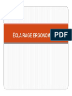 5°ECLAIRAGE ERGONOMIQUE Generalités