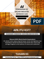 K3 Dalam Industri Berbasis Gas