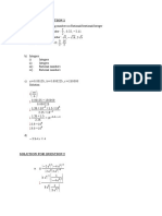 Solution For Question 1