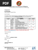 University of Southeastern Philippines: Graduate School of Teacher Education and Technology