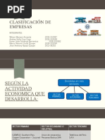 Clasificación de Empresas