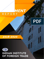 Final Placement Report 2020 IIFT