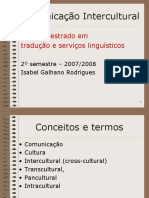 Comunicação intercultural-COMUNICAÇÃO