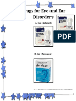 Drugs For Eye and Ear Disorders