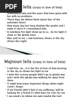 Majnoun Leila: (Crazy in Love of Liela)