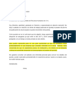 Carta de Presentación Respuesta A Oferta