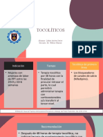 Tocoliticos y Corticoides - Laban Arrieta - Grupo H