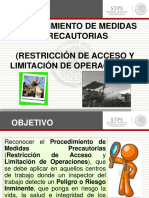 Procedimiento de Medidas Precautorias (Restricción de Acceso y Limitación de Operaciones)