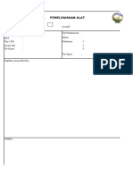 Form Pemeliharaan KOMPLIT