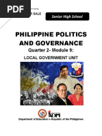 Philippine Politics and Governance: Quarter 2-Module 9