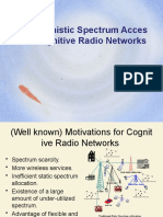 Opportunistic Spectrum Acces S in Cognitive Radio Networks