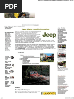 Jeep History and Information