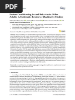 Factors Conditioning Sexual Behavior in Older Adults: A Systematic Review of Qualitative Studies