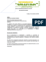 Declaracion Jurada - Capacidad de Almacen Ultima Entrega