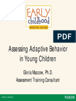 Assessing Adaptive Behavior in Young Children