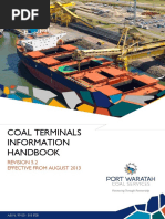 Coal Terminals Information Handbook: Revision 5.2 Effective From August 2013