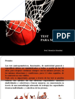 Test para Minibasket