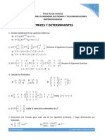 Matrices y Determinantes