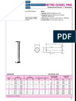 Metric Dowel Pins