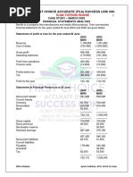 CS Ratio Analysis - March 2020